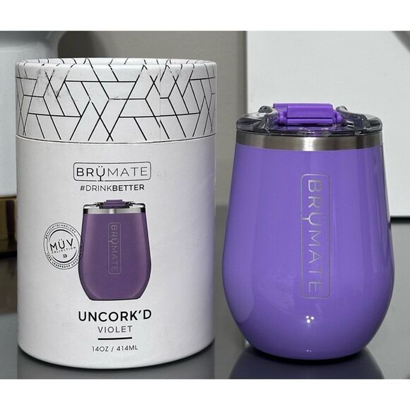 BRUMATE UNCORK'D XL 14oz WINE TUMBLER, VIOLET - Picture 1 of 6